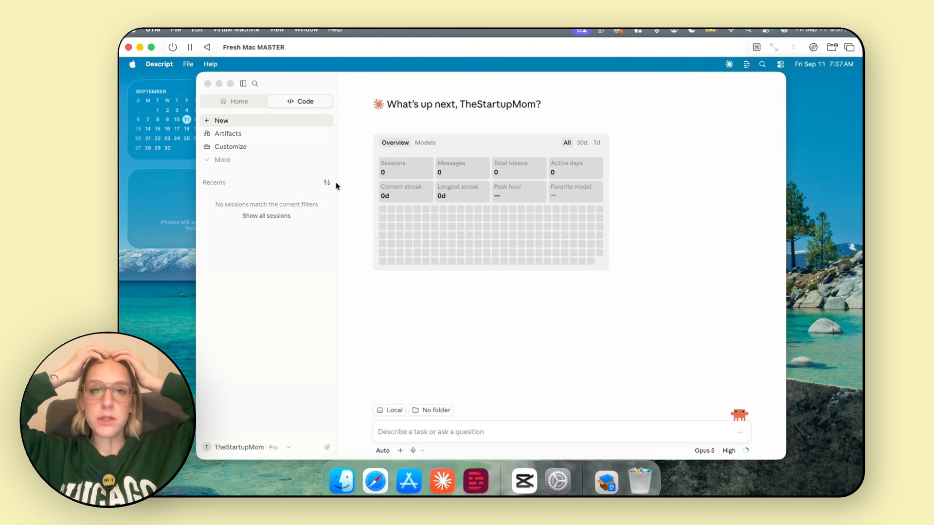 Getting started in Claude Code, a video walk-through